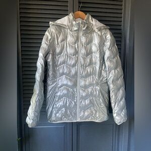 Silver Puffer Jacket